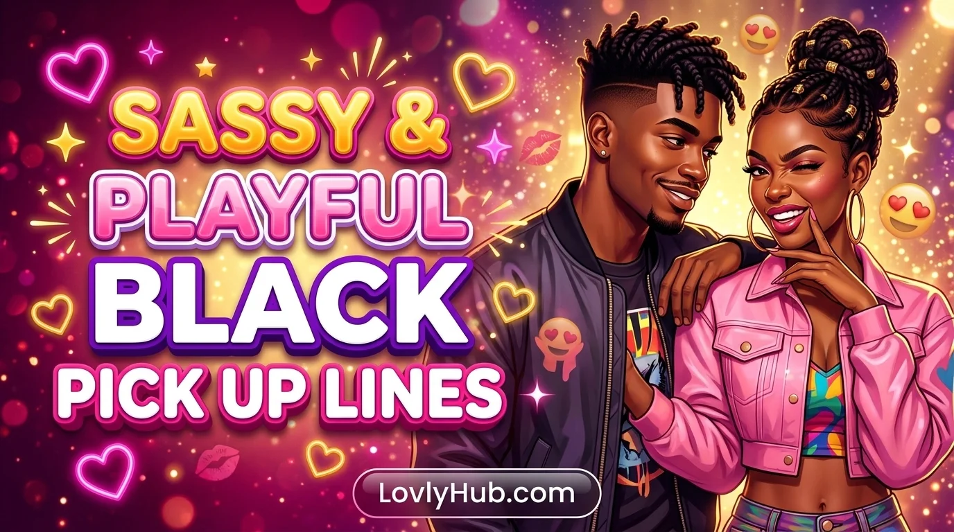 Sassy & Playful Black Pick Up Lines