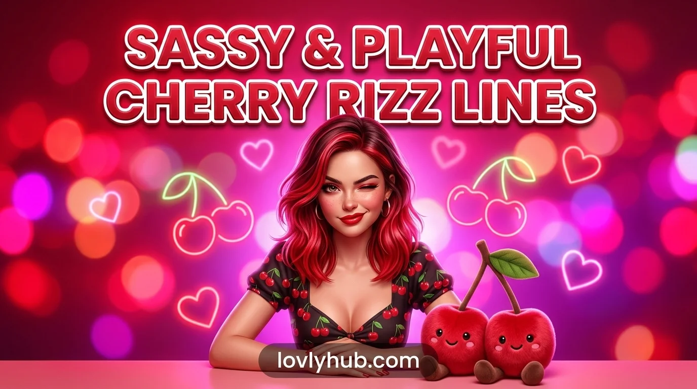 Sassy & Playful Cherry Rizz Lines