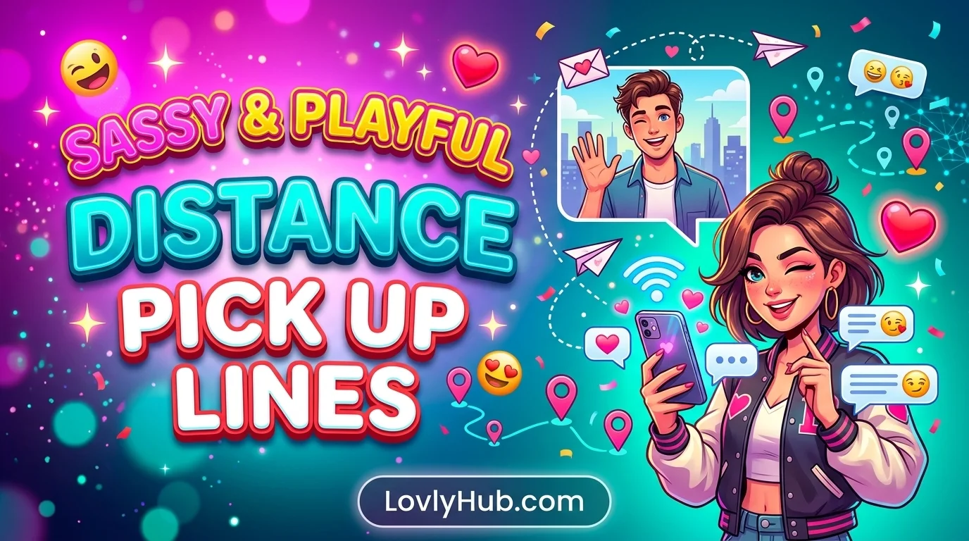 Sassy & Playful Distance Pick Up Lines