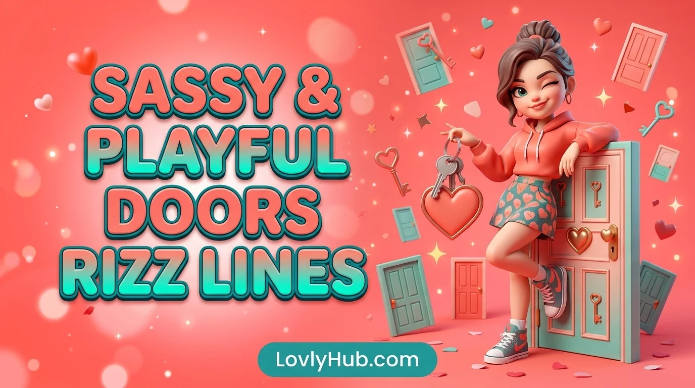 Sassy & Playful Doors Rizz Lines