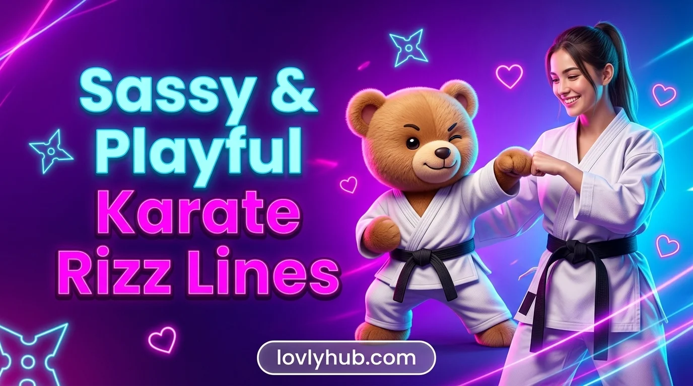 Sassy & Playful Karate Rizz Lines