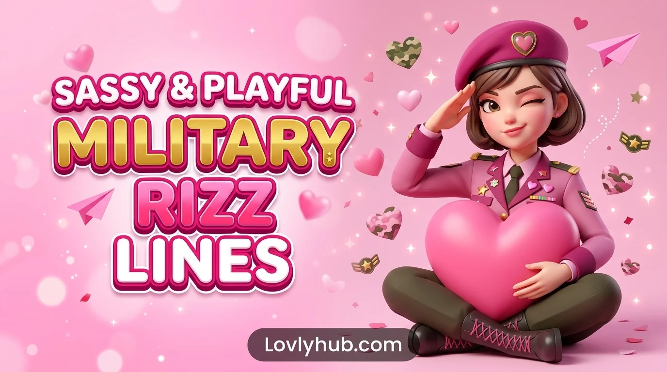 Sassy & Playful Military Rizz Lines