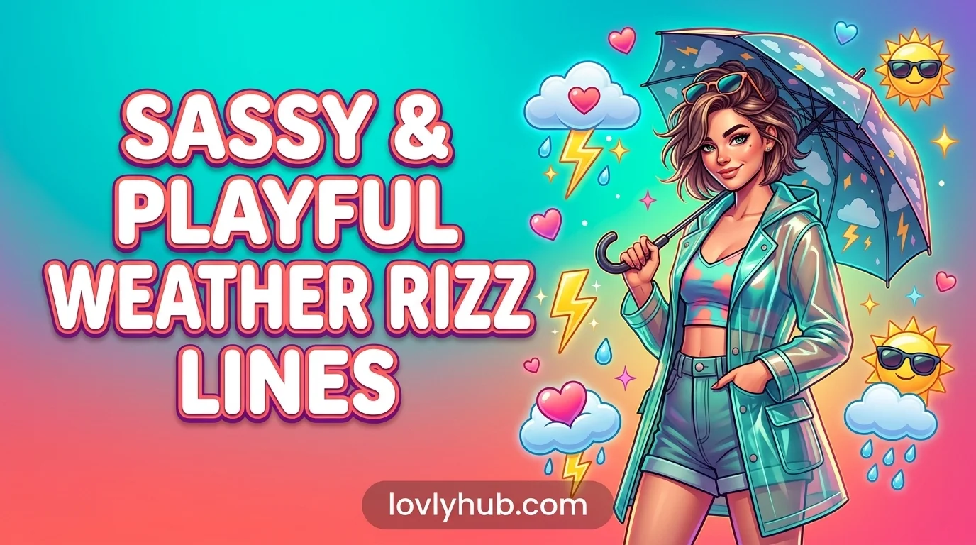 Sassy & Playful Weather Rizz Lines