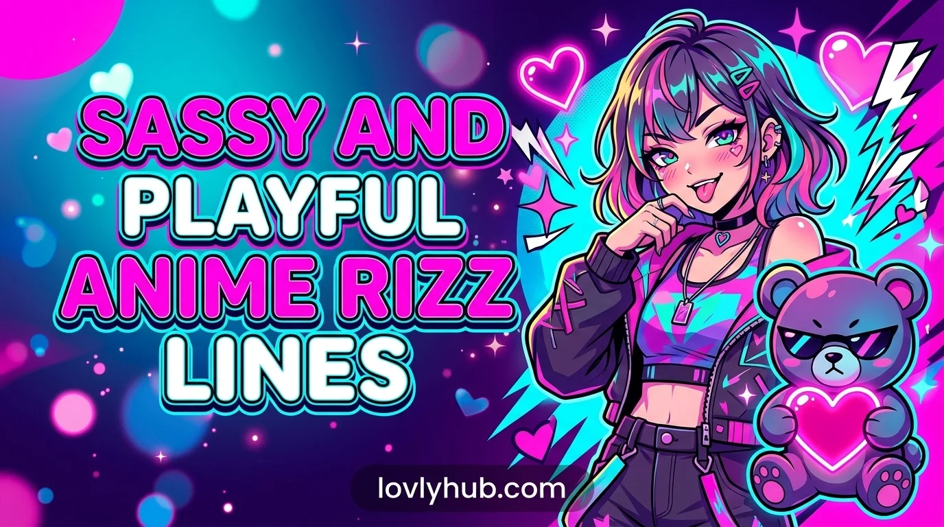 Sassy and Playful Anime Rizz Lines