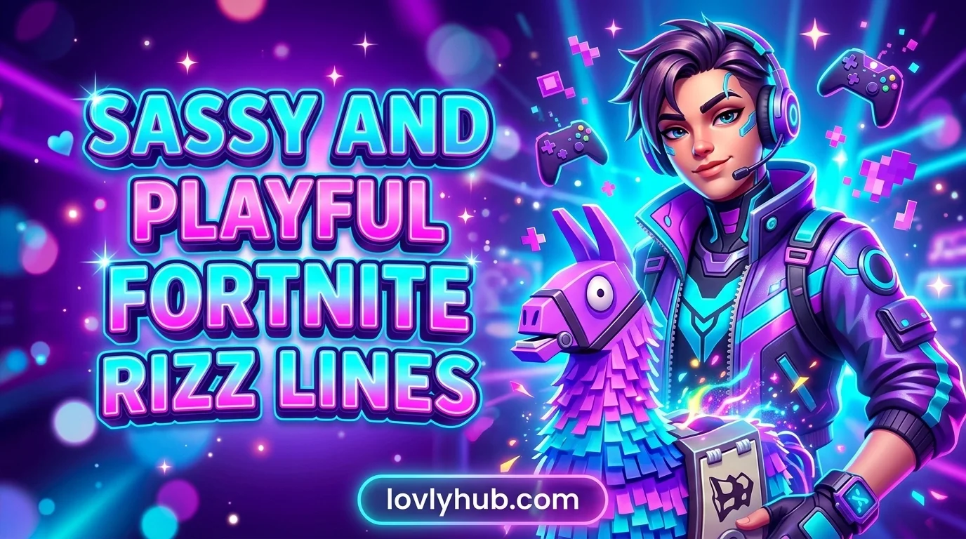 Sassy and Playful Fortnite Rizz Lines