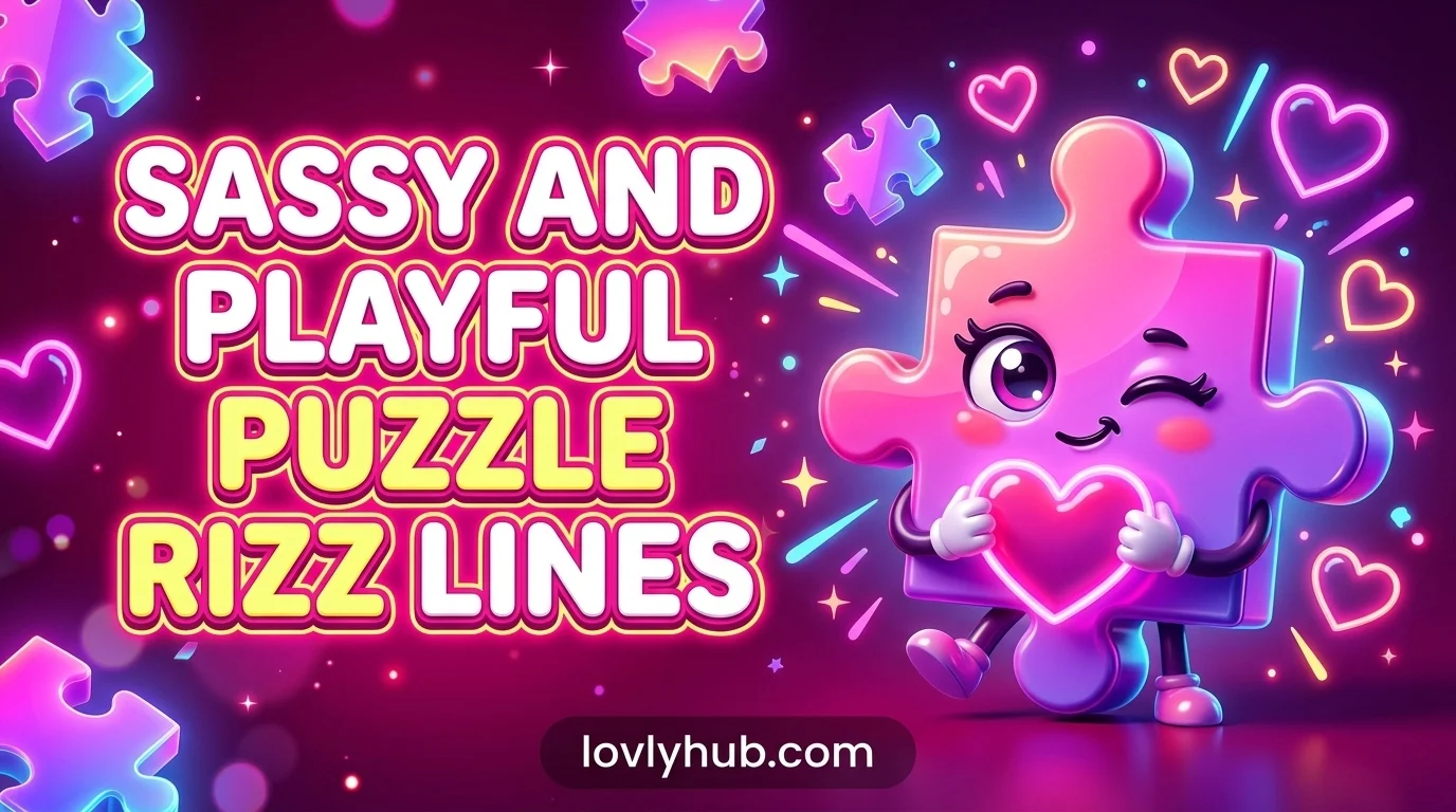 Sassy and Playful Puzzle Rizz Lines