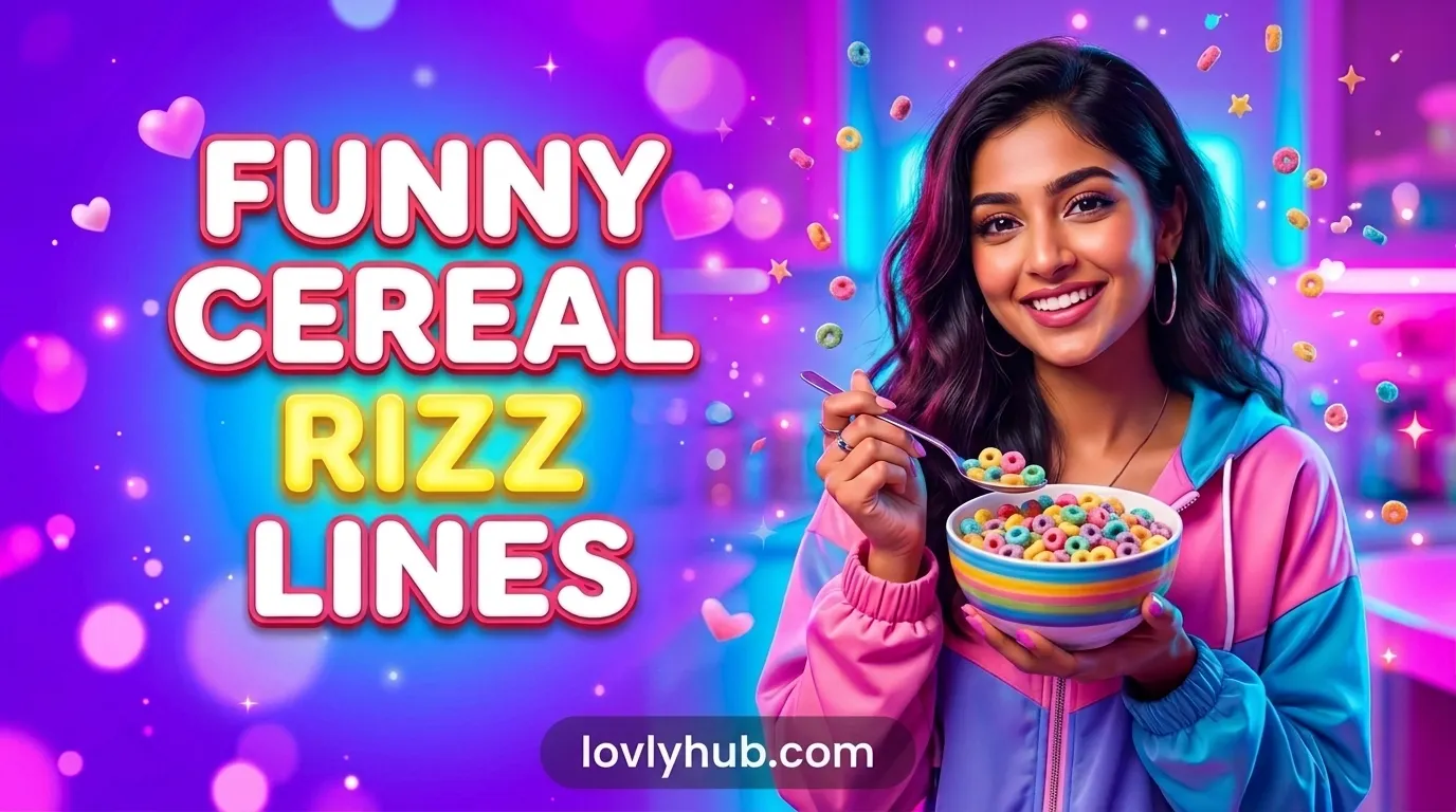 Funny Cereal Rizz Lines
