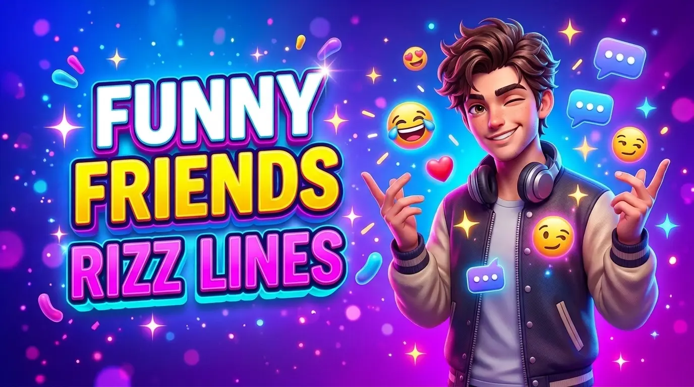 Funny Friends Rizz Lines