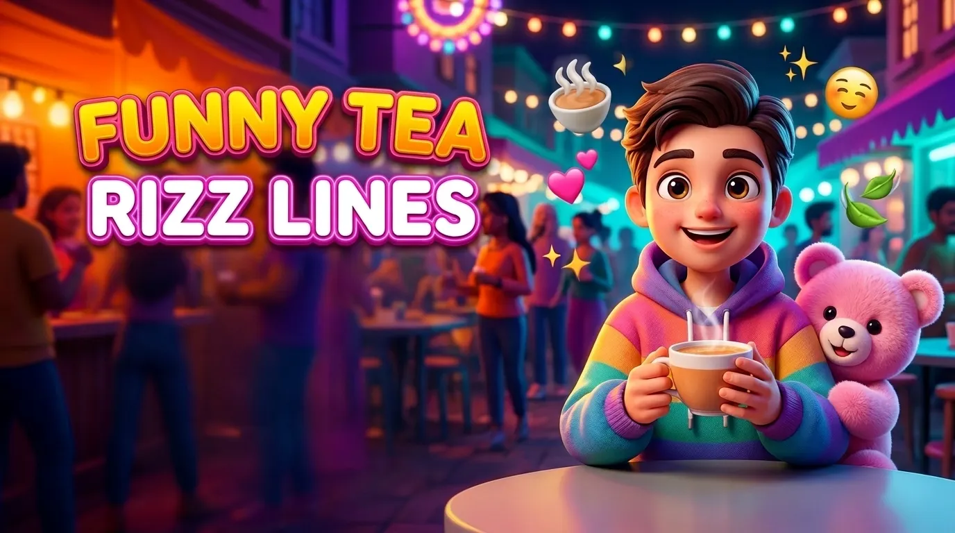 Funny Tea Rizz Lines