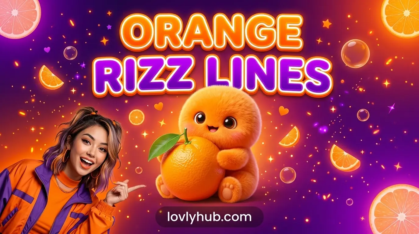 Orange Rizz Lines