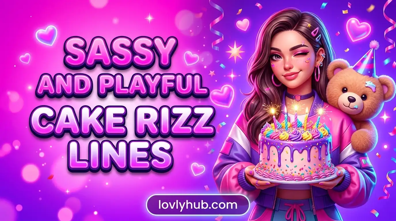Sassy and Playful Cake Rizz Lines