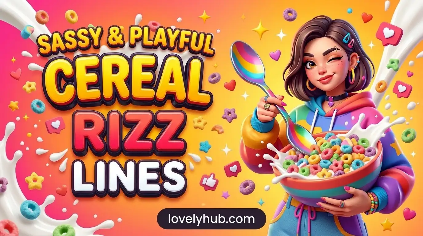 Sassy and Playful Cereal Rizz Lines