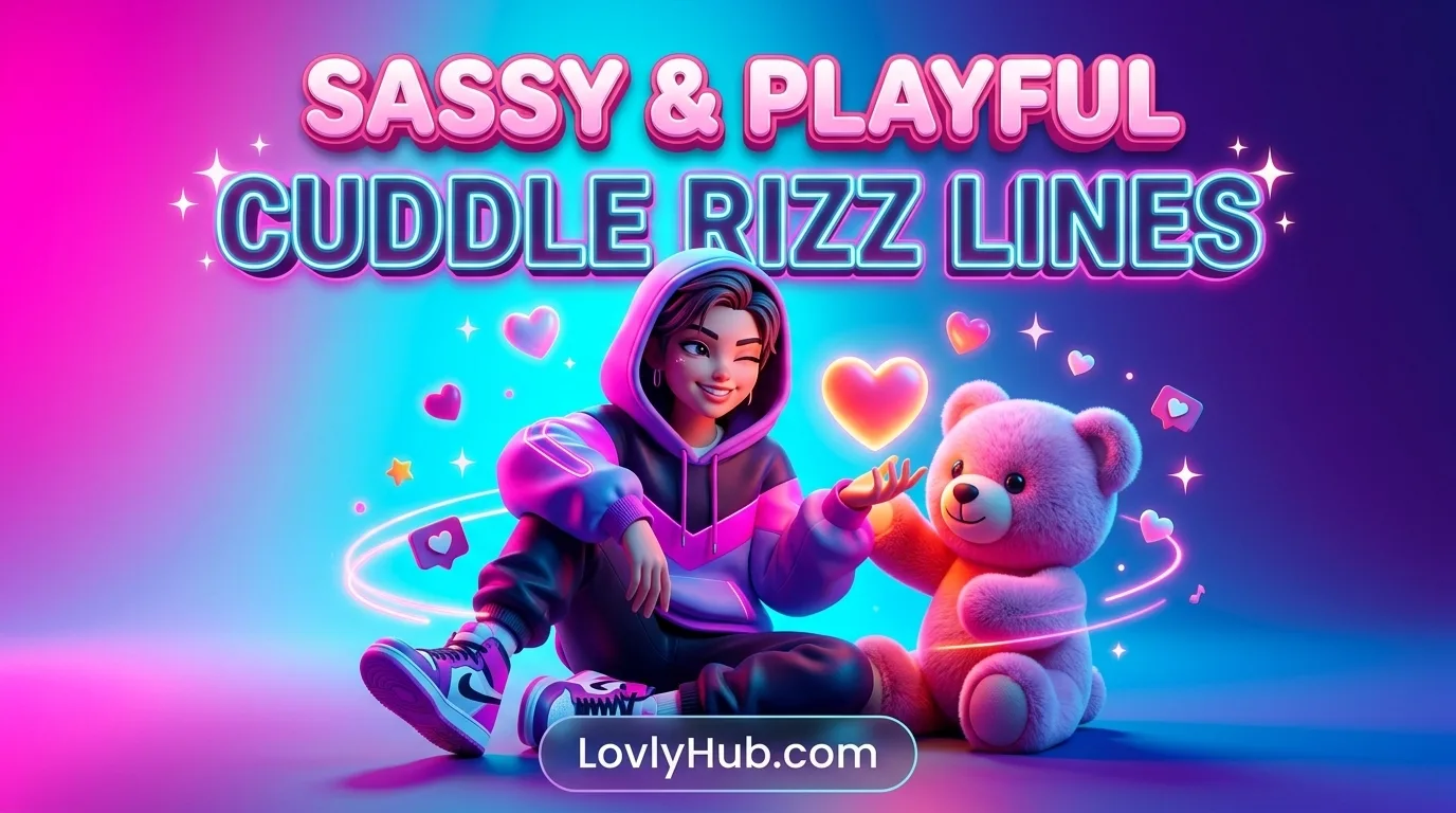 Sassy and Playful Cuddle Rizz Lines