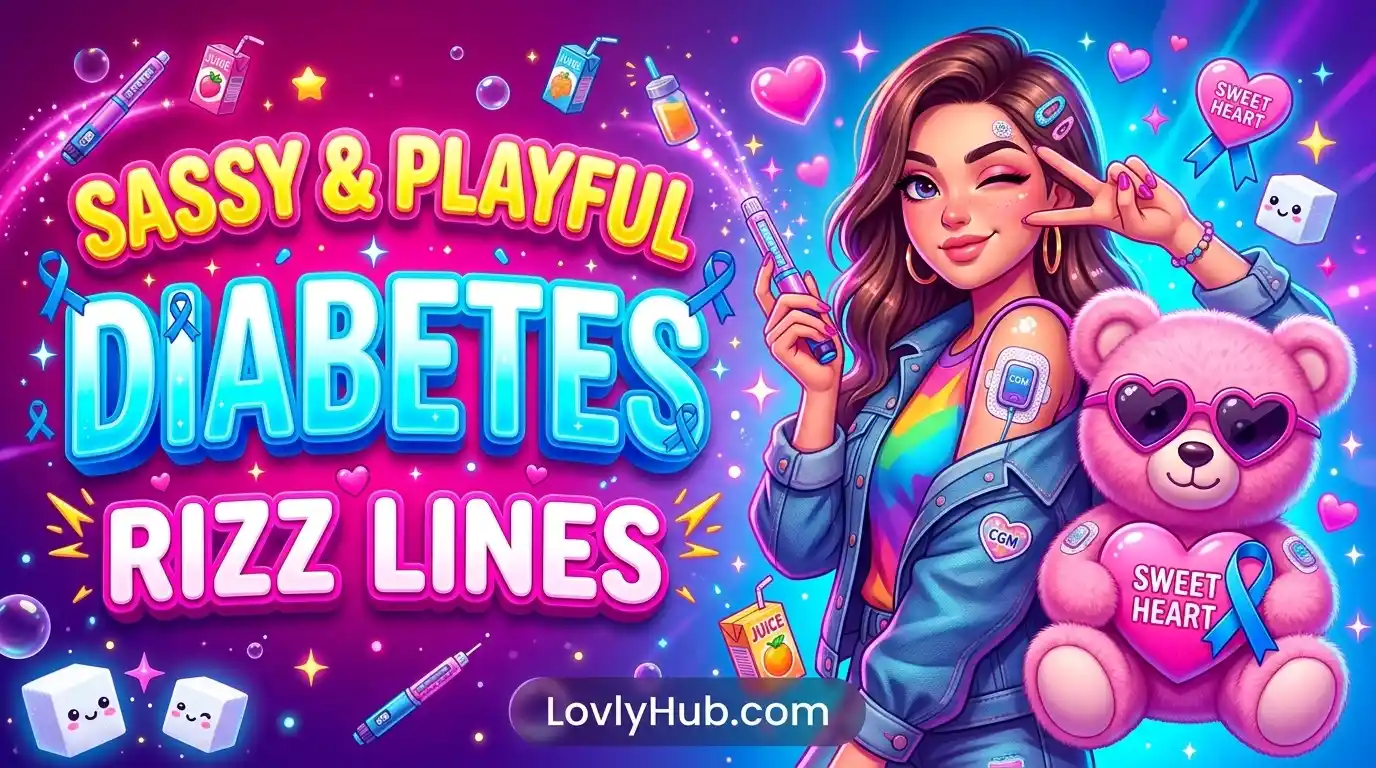 Sassy and Playful Diabetes Rizz Lines