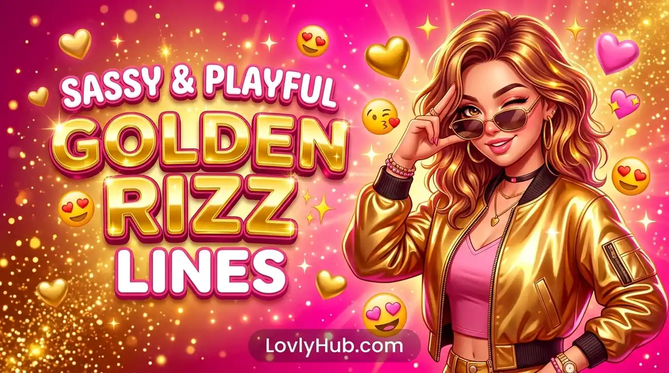 Sassy and Playful Golden Rizz Lines
