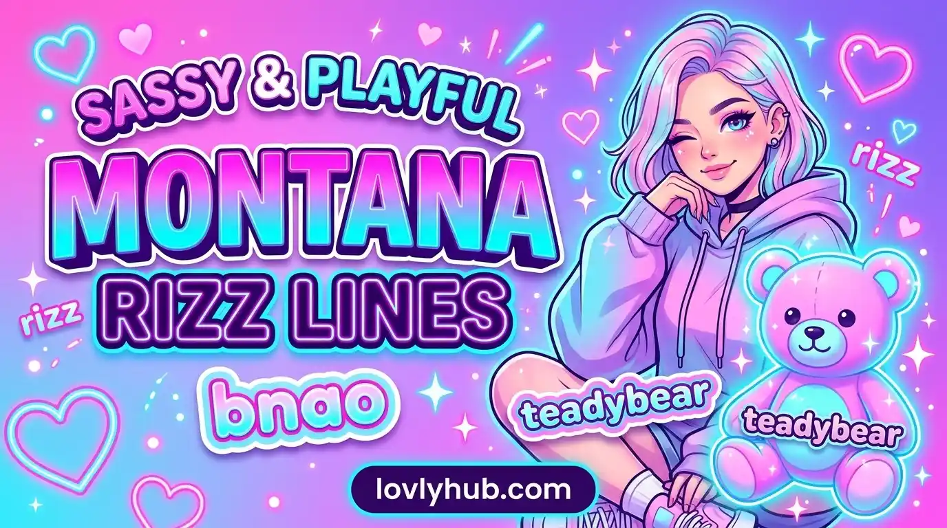 Sassy and Playful Montana Rizz Lines