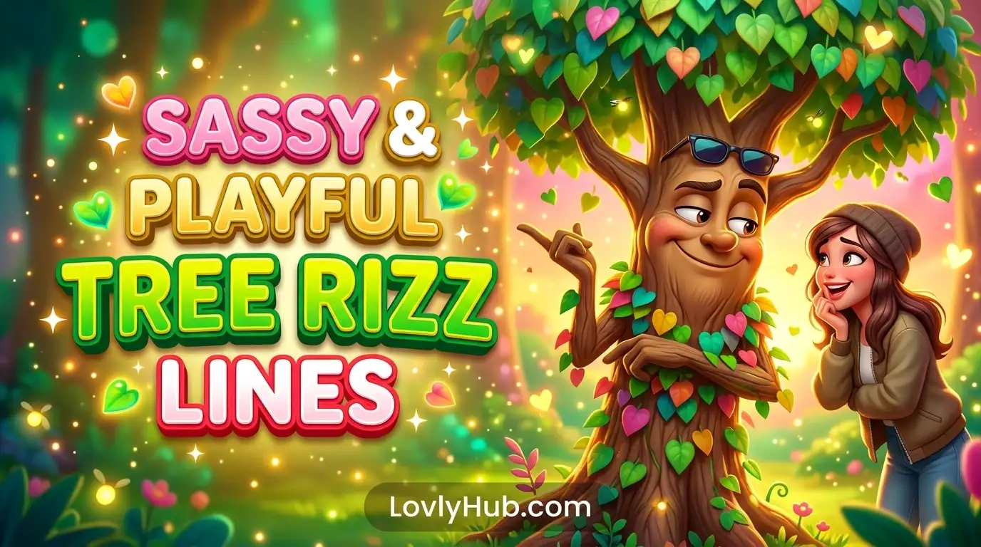 Sassy and Playful Tree Rizz Lines