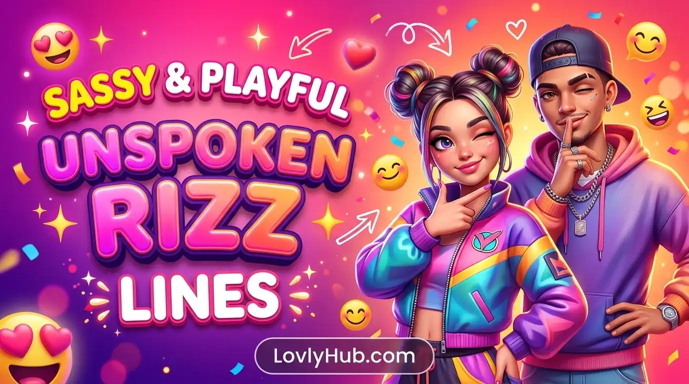 Sassy and Playful Unspoken Rizz Lines
