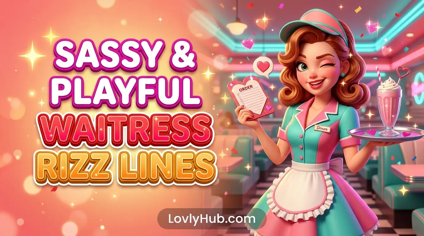 Sassy and Playful Waitress Rizz Lines
