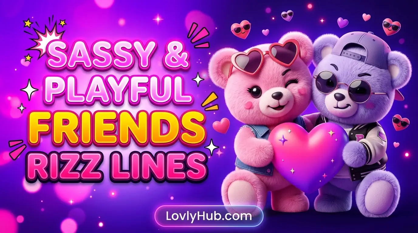 Sassy & Playful Friends Rizz Lines