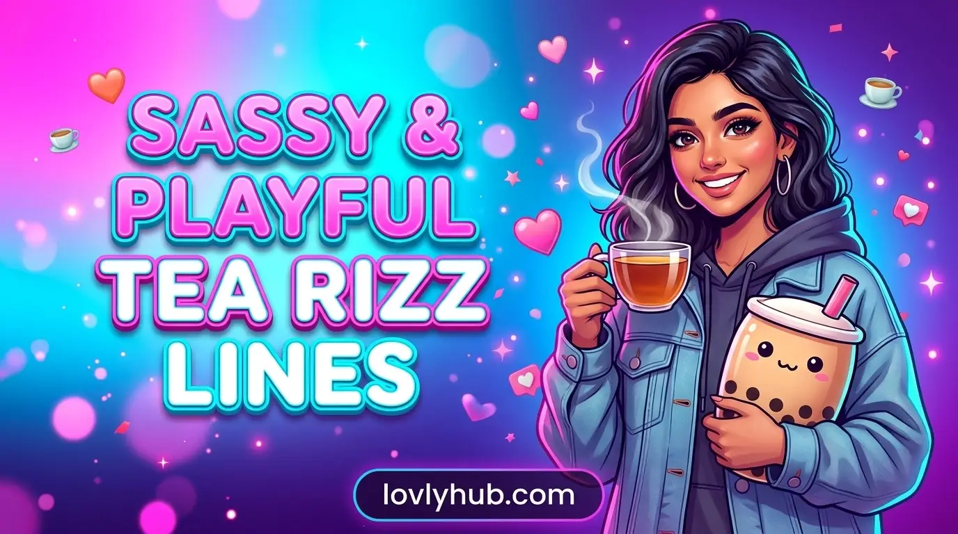 Sassy & Playful Tea Rizz Lines